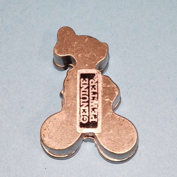 Mickey Mouse On A Bicycle Pewter Pin, Earrings, And Necklace Set, 1970's Disney - Picture 2 of 5